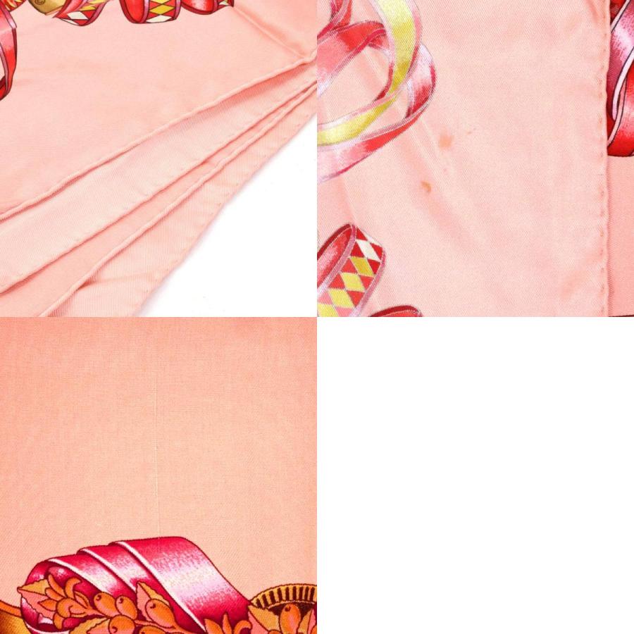 あ*き様 エルメス シルク カレ90 LES RUBANS DU CHEVAL HERMES（エルメス） スカーフ カレ90 LES RUBANS DU CHEVAL シルク