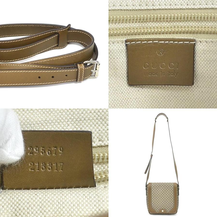 グッチ GUCCI 斜め掛けショルダーバッグ ディアマンテ PVC/レザー 