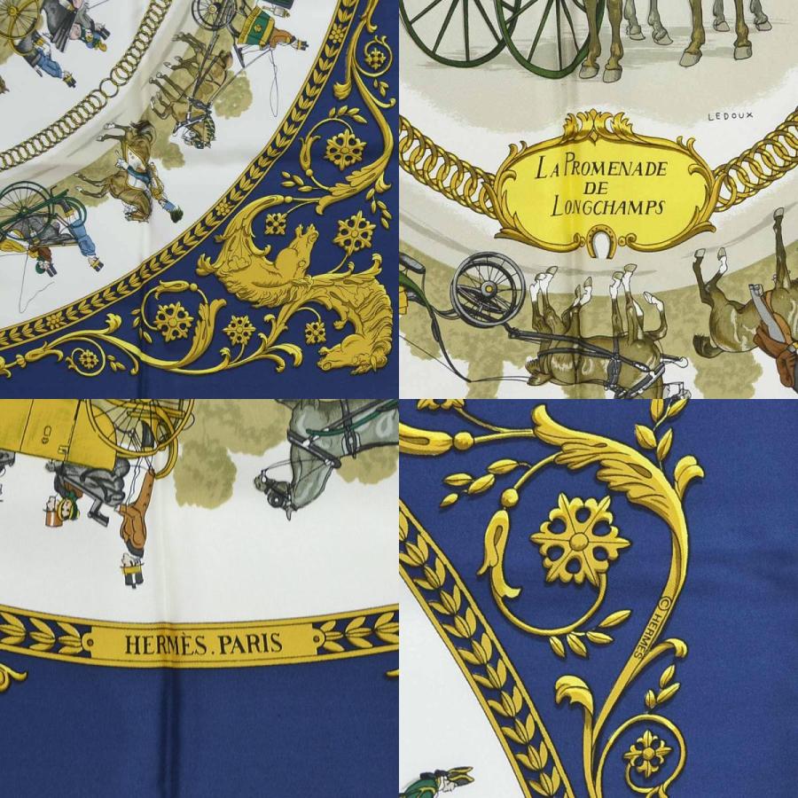 HERMES（エルメス） スカーフ カレ 90 LA PROMENADE DE LONGCHAMPS