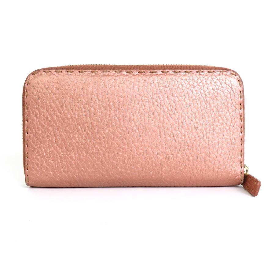 FENDI（フェンディ） ラウンドファスナー長財布 セレリア レザー