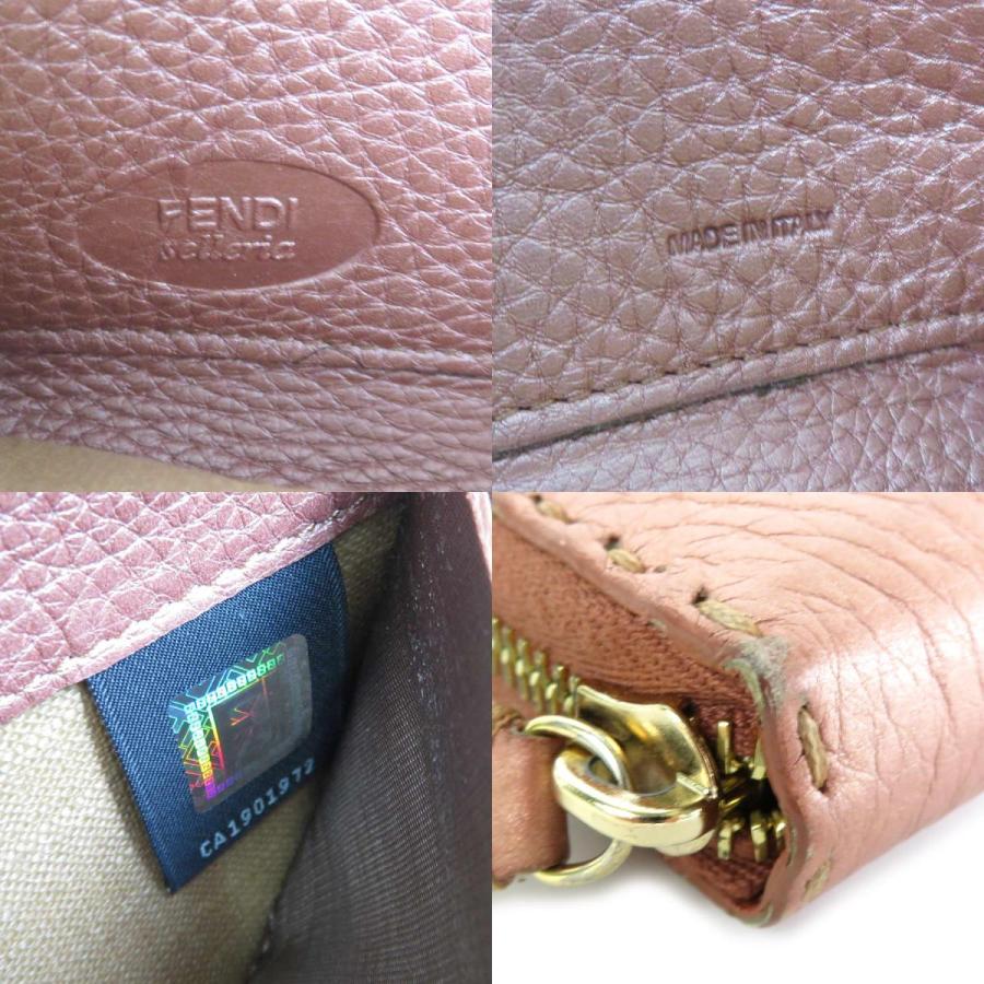 FENDI（フェンディ） ラウンドファスナー長財布 セレリア レザー