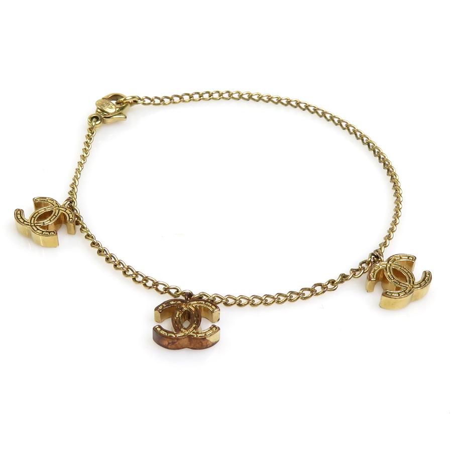 CHANEL シャネル ブレスレット ココマーク メタル ゴールド