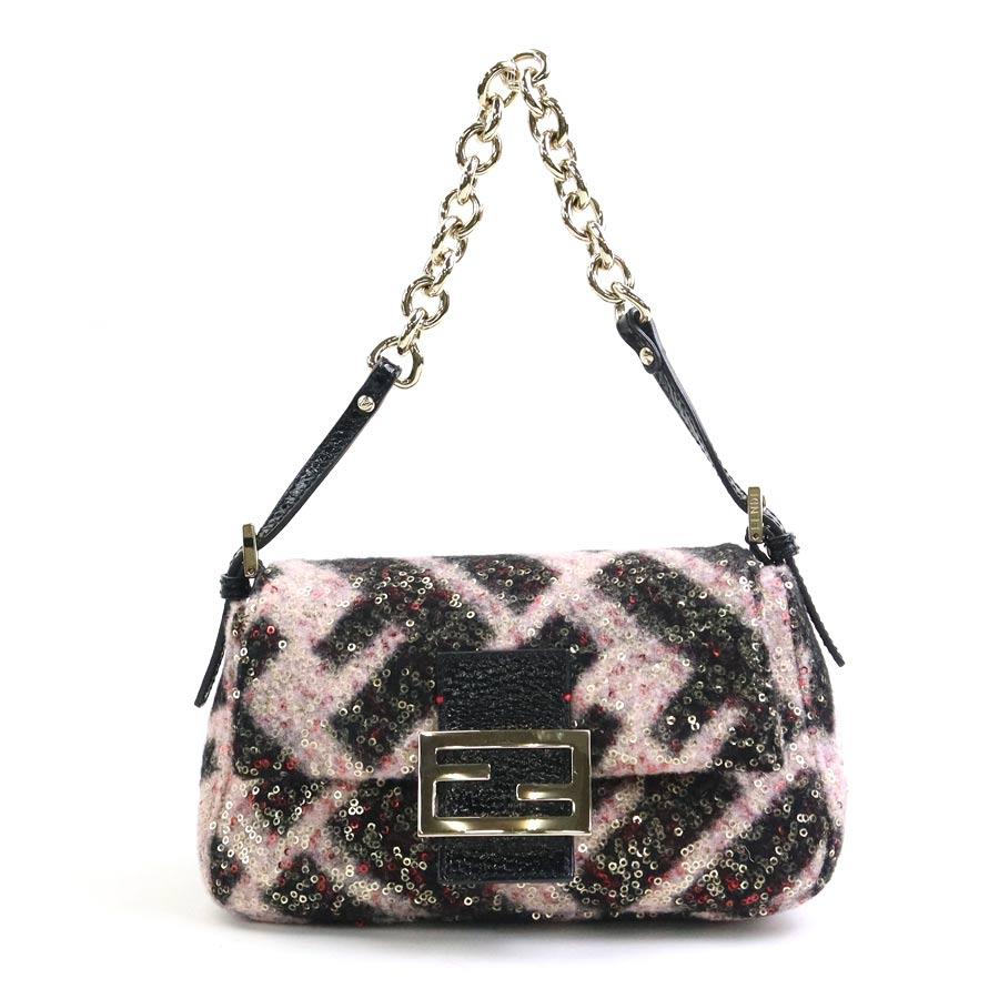 FENDI（フェンディ） ショルダーバッグ ミニ マンマバケット ウール