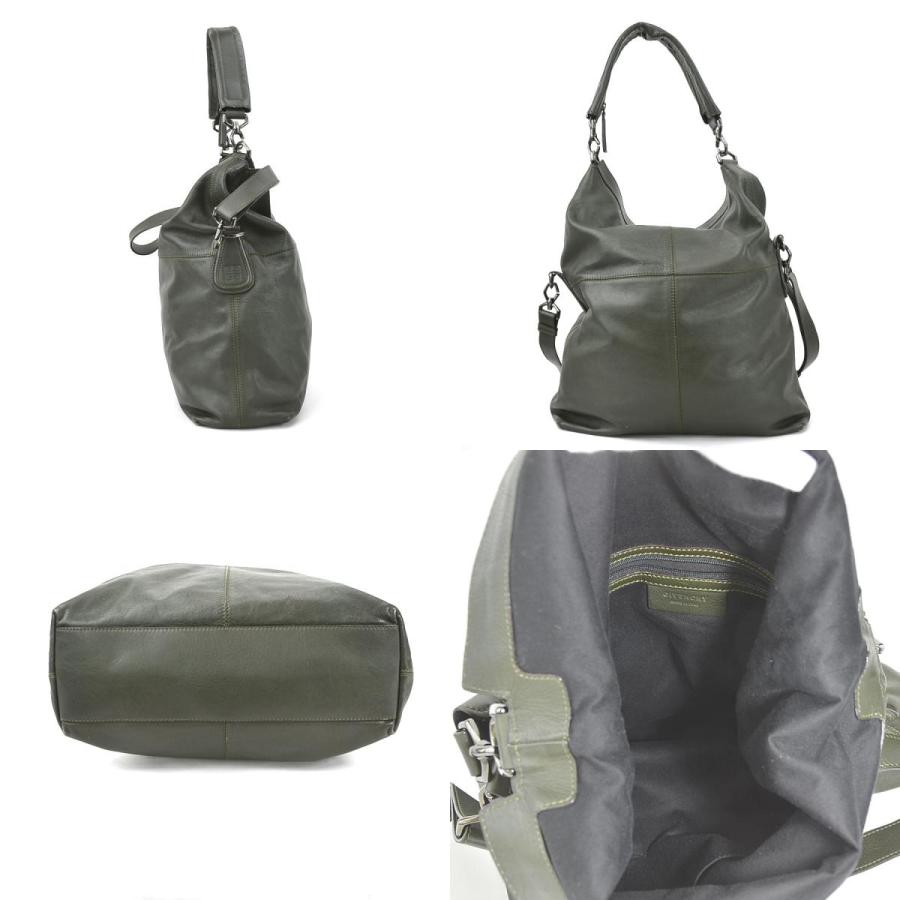 【激レア美品】GIVENCHY ショルダーバッグ カーキ ジバンシィ GIVENCHY ハンドバッグ ショルダーバッグ レザー カーキ