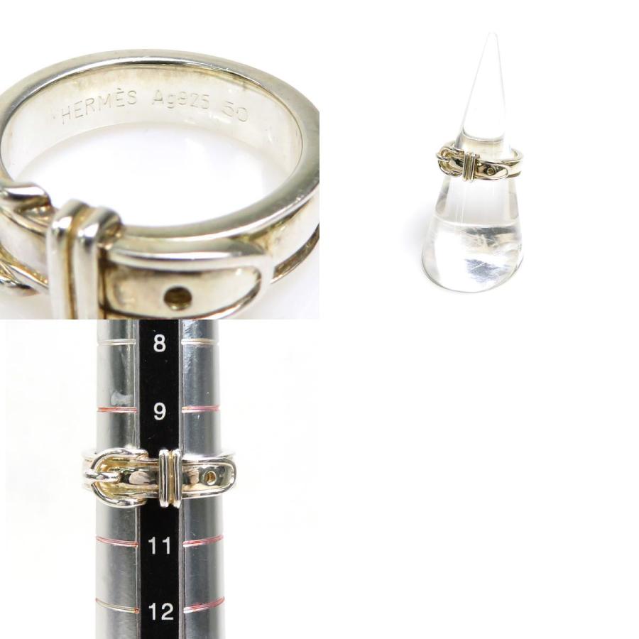 HERMES エルメス リング・指輪 ベルトモチーフ シルバー925