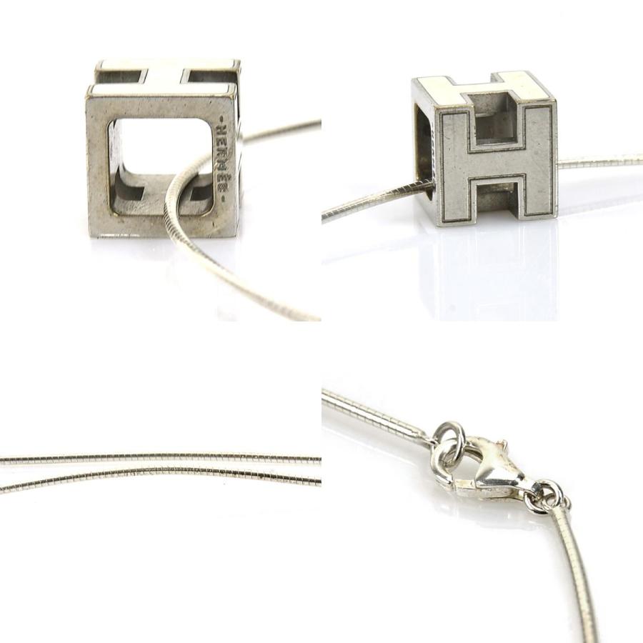 HERMES（エルメス） ネックレス Hキューブ カージュドアッシュ メタル