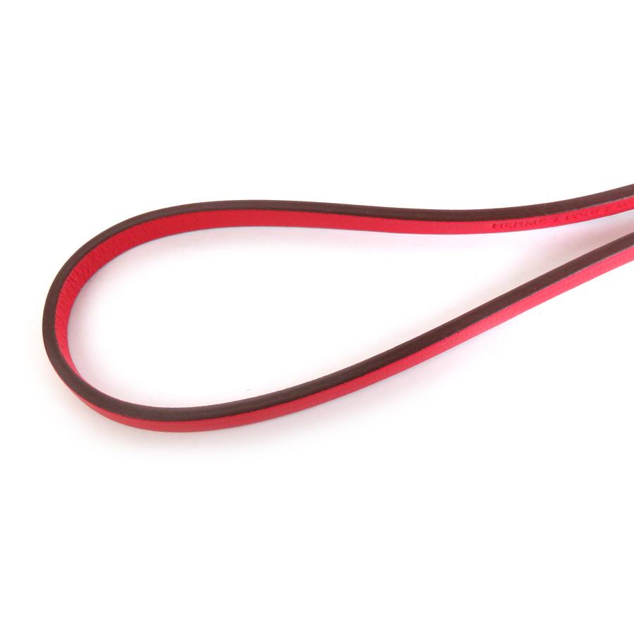 HERMES エルメス チャーム フィンガースケートボード レザー ブラック