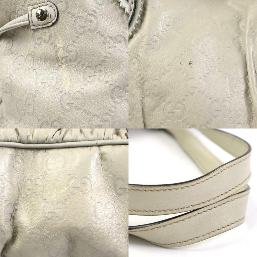 最終値下】GUCCI(グッチ) シマ トートバッグ 白 AO352 【公式通販】