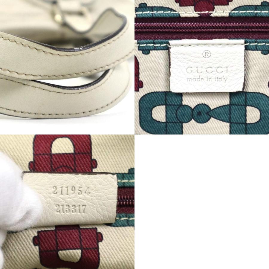 最終値下】GUCCI(グッチ) シマ トートバッグ 白 AO352 【公式通販】