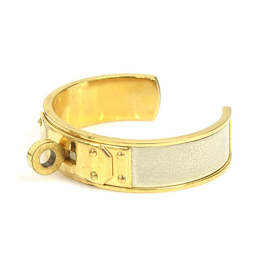 エルメス HERMES ブレスレット ケリーバングル メタル/レザー エルメス HERMES ブレスレット ケリーバングル メタル/レザー