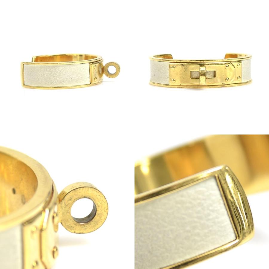 エルメス HERMES ブレスレット ケリーバングル メタル/レザー エルメス HERMES ブレスレット ケリーバングル メタル/レザー