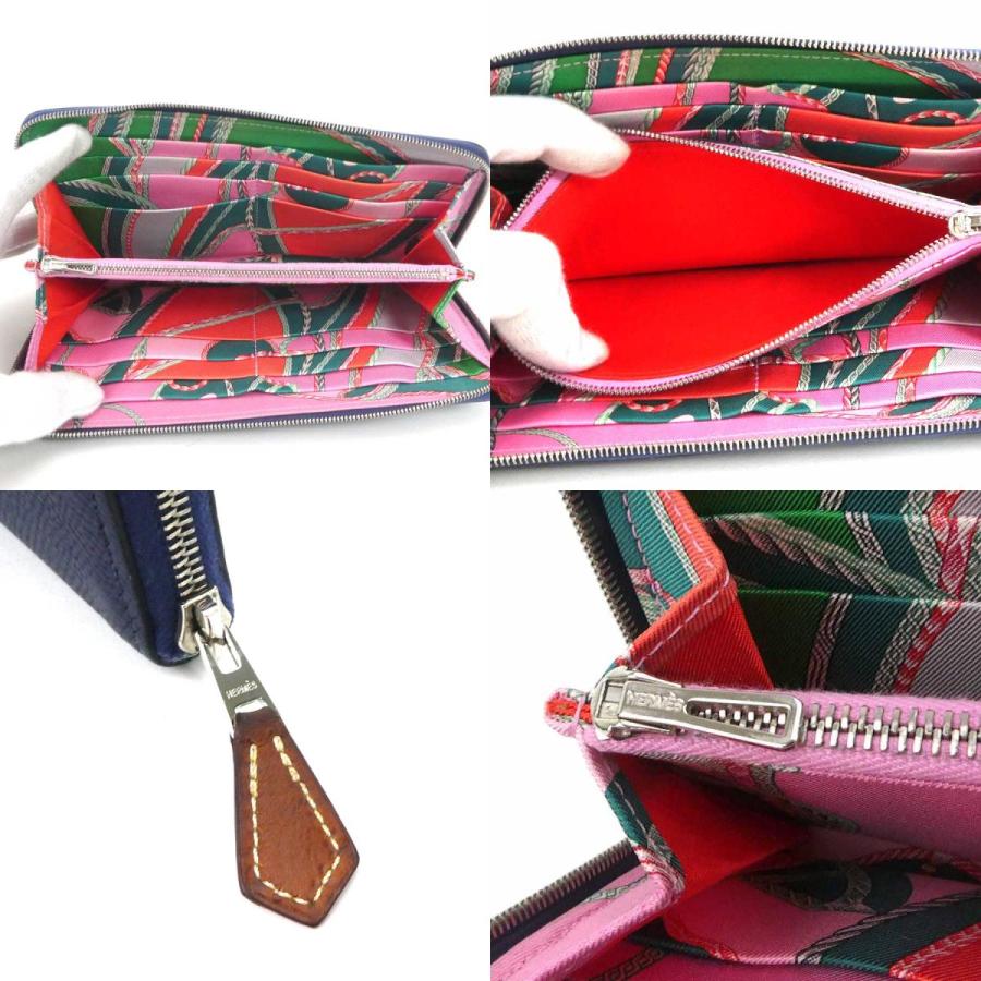 HERMES エルメス ラウンドファスナー長財布 アザップ ロング