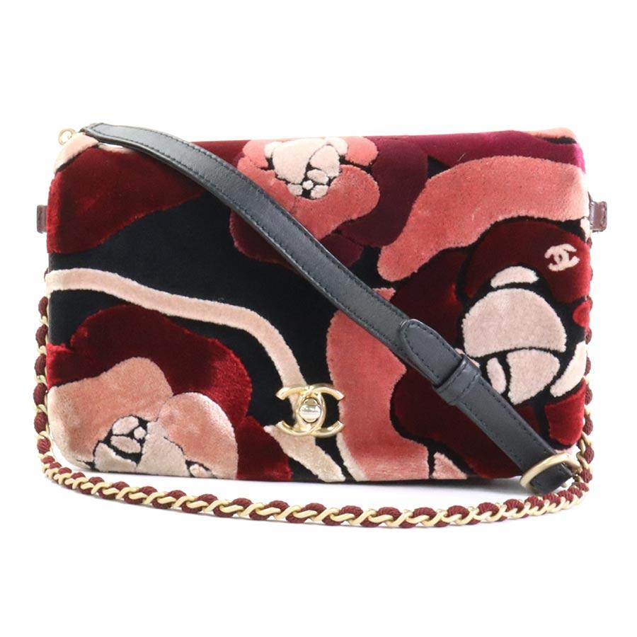 シャネル CHANEL ショルダーバッグ 斜め掛けショルダーバッグ カメリア 