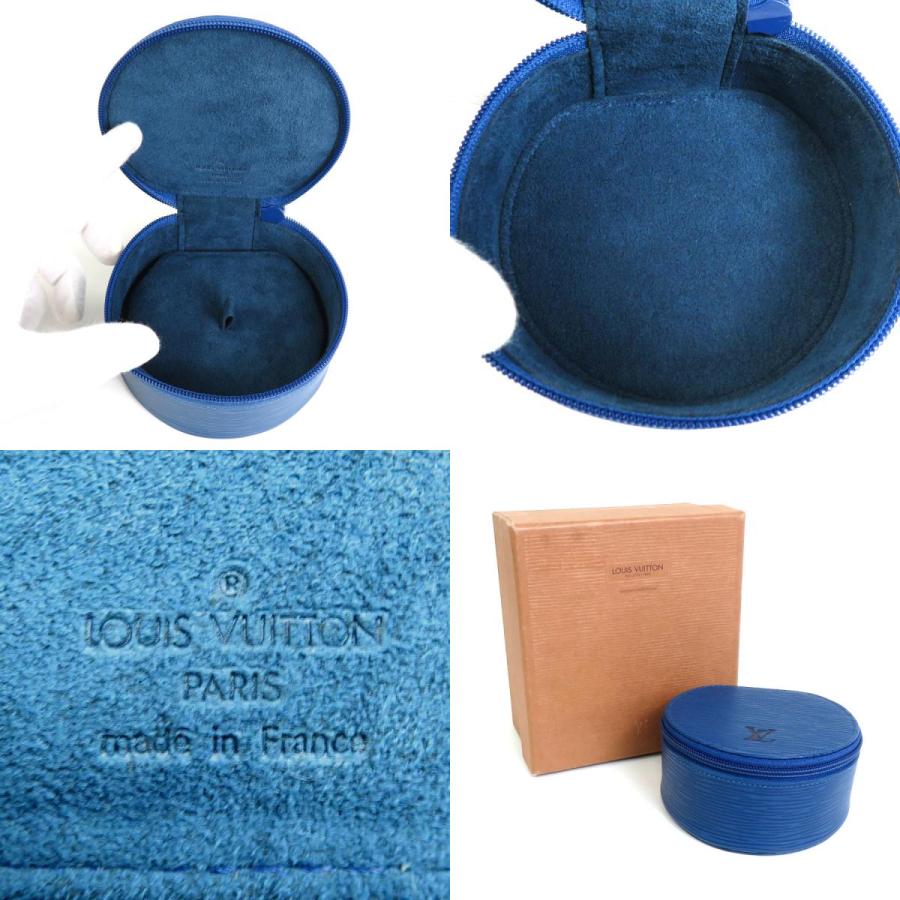 ★LOUIS VUITTON ルイヴィトン 　エピ　アクセサリーポーチ ブルー LOUIS VUITTON（ルイ・ヴィトン） ルイ ヴィトン アクセサリーポーチ