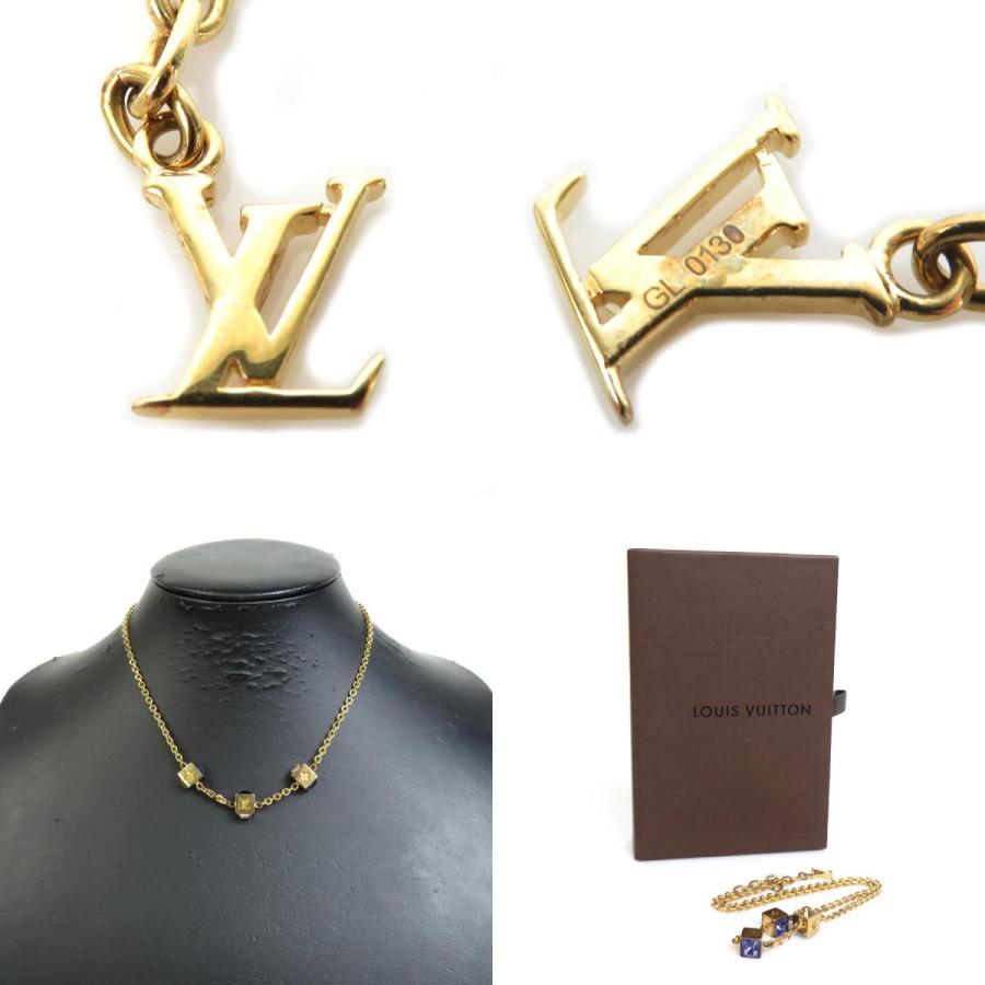 LOUIS VUITTON ルイ ヴィトン ネックレス コリエ ギャンブル メタル 