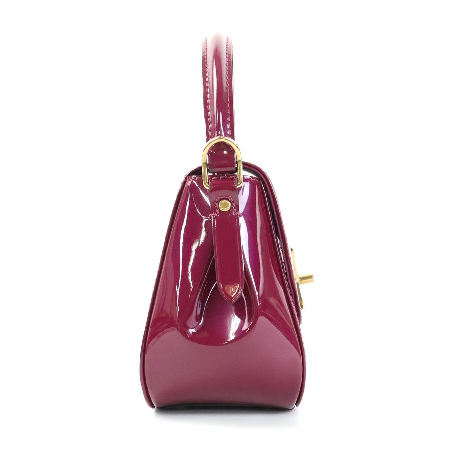 ルイヴィトン　パープル　本革パテントレザー ルイヴィトン パープル 本革パテントレザー