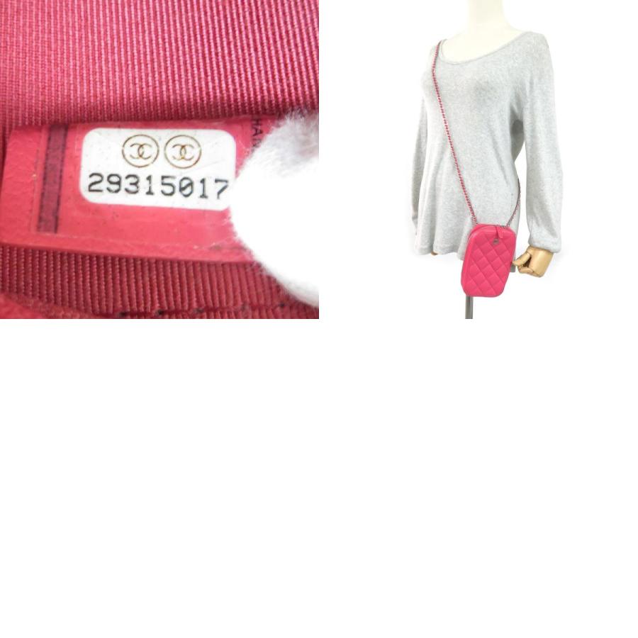 CHANEL シャネル スマートフォンケース チェーンフォンポーチ