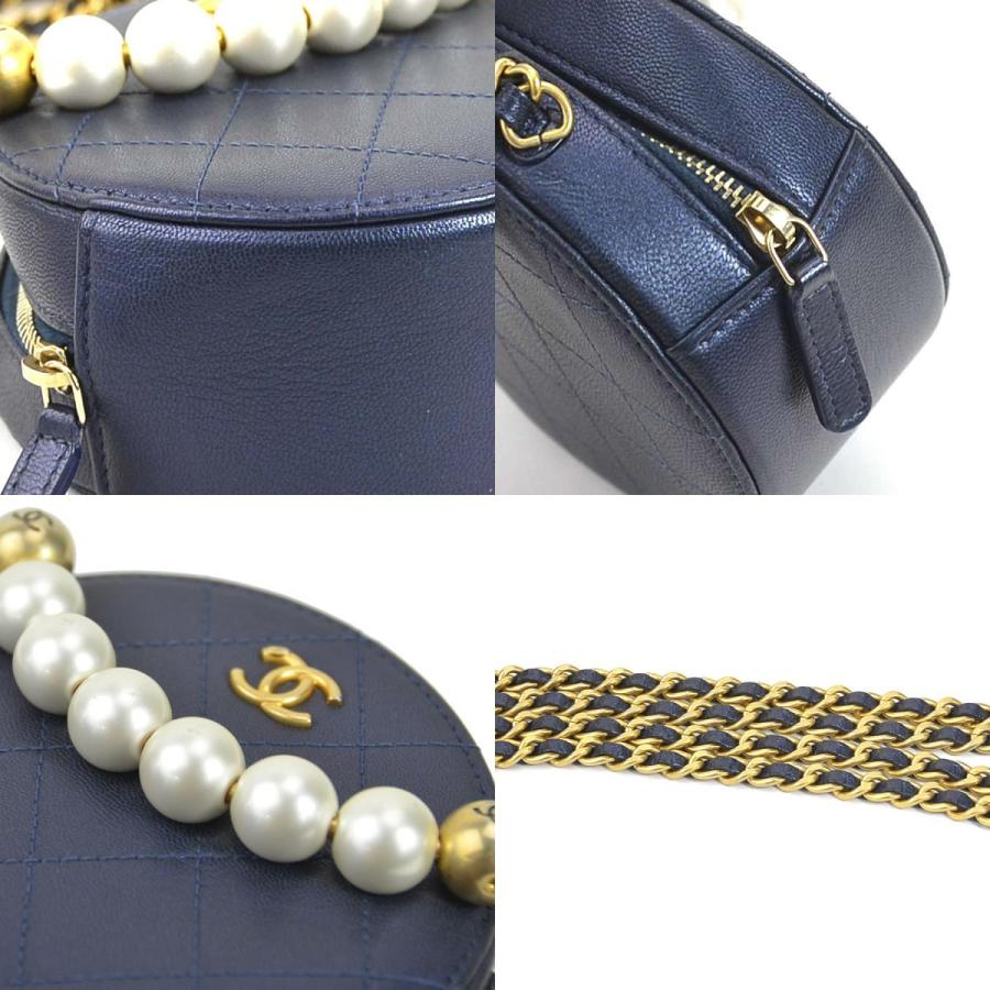 CHANEL パールロゴポシェット CHANEL - CHANEL パールロゴポシェットの通販 by AKI's shop｜シャネル