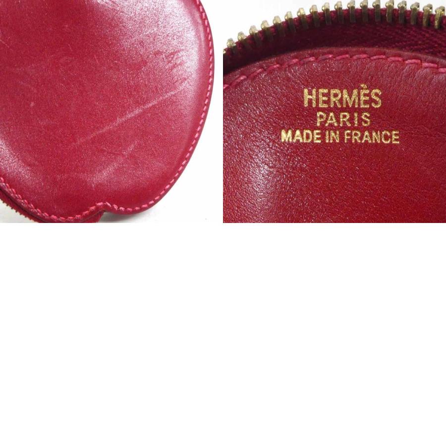 エルメス HERMES コインケース フルーツモチーフ アップル レザー レッド｜brandvalue-store｜05