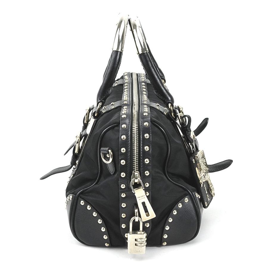 PRADA（プラダ） ハンドバッグ ショルダーバッグ スタッズ ナイロン