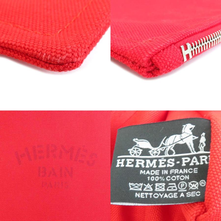 HERMES（エルメス） ポーチ マルチケース BAIN コットン レッド