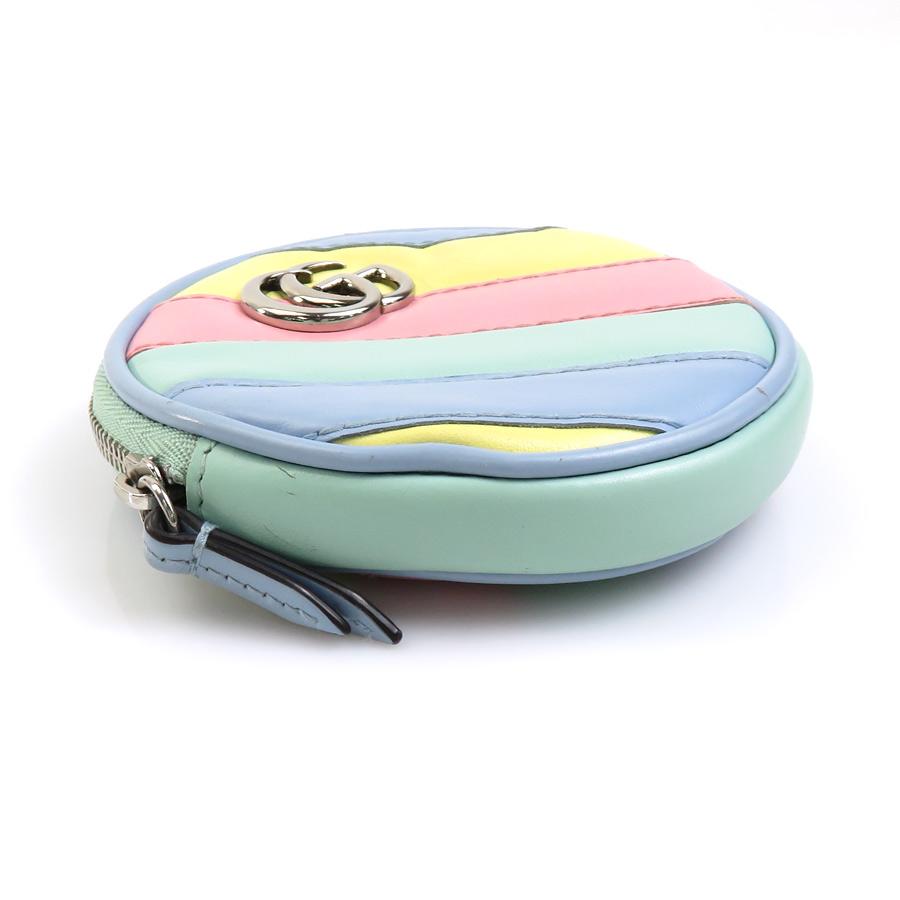 GUCCI グッチ コインケース キーケース GGマーモント レザー/メタル  