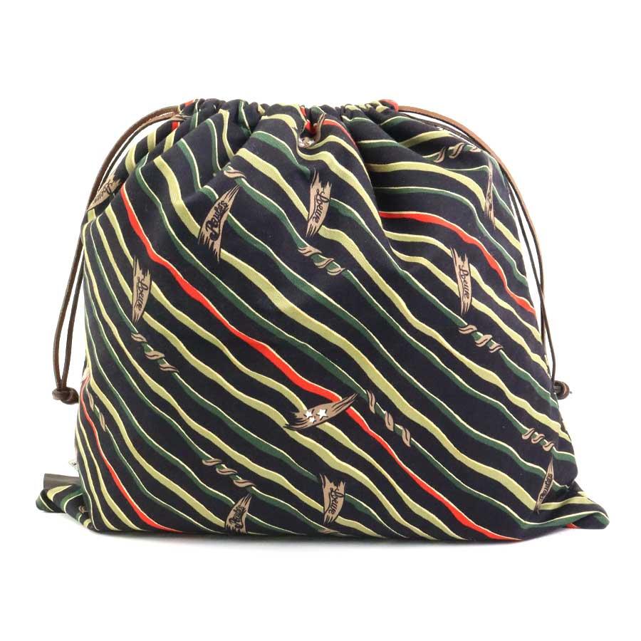 LOEWE（ロエベ） ポーチ 巾着バッグ DRAWSTRING POUCH コットン