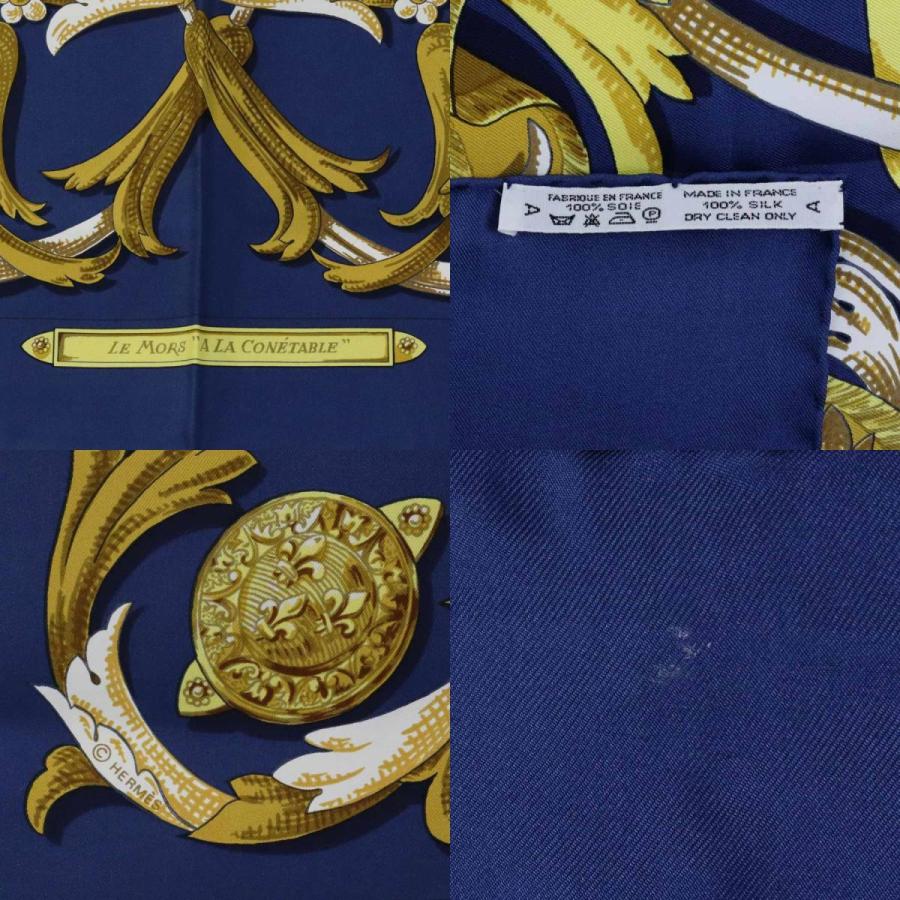 HERMES エルメス スカーフ カレ90 LE MORS A LA CONETABLE
