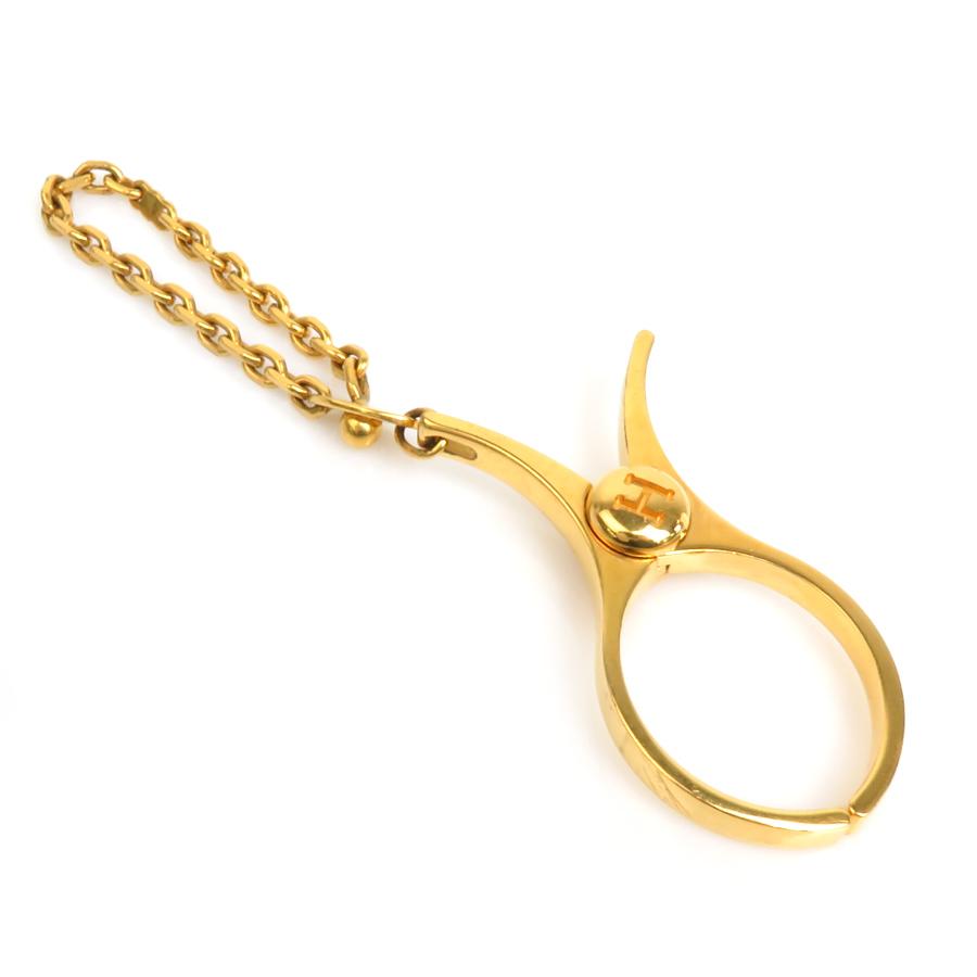 HERMES エルメス グローブホルダー チャーム フィロー ゴールド金具 HERMES（エルメス） チャーム グローブホルダー フィロー メタル