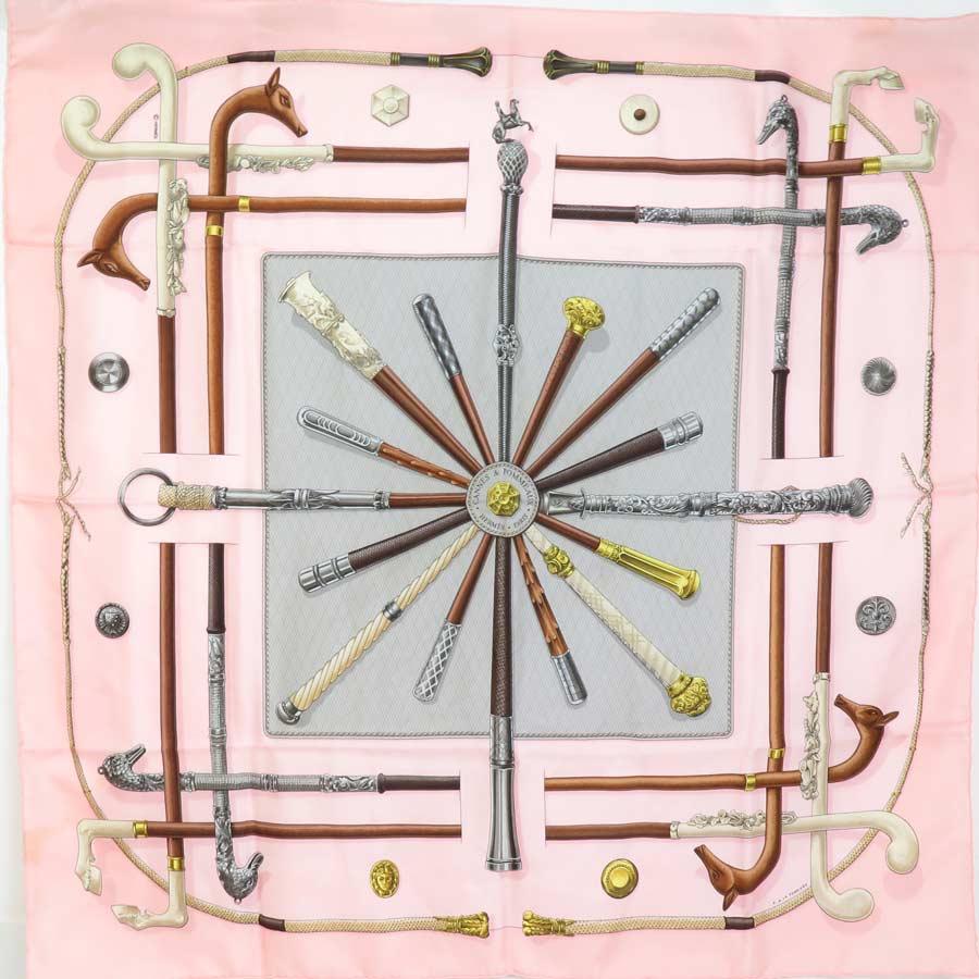 ⭐️美品⭐️Hermès カレ90 CANNES & POMMEAUX スカーフ HERMES エルメス スカーフ カレ90 CANNES & POMMEAUX シルク