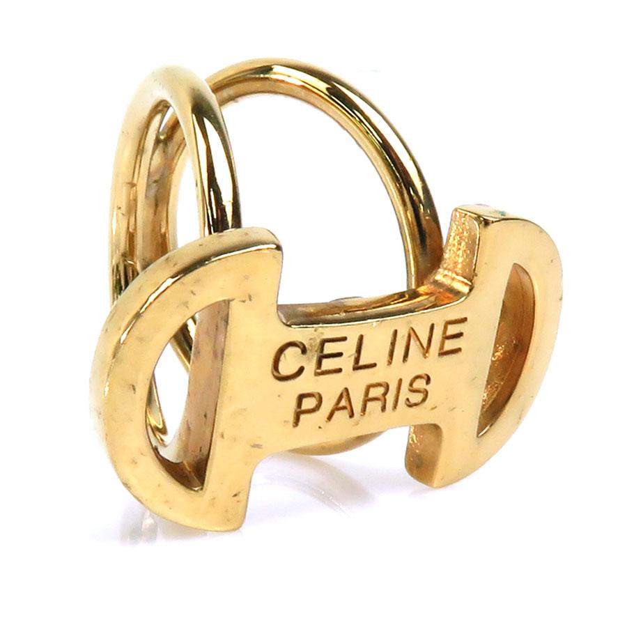 CELINE ゴールド　スカーフリング CELINE セリーヌ スカーフリング メタル ゴールド : ブランド