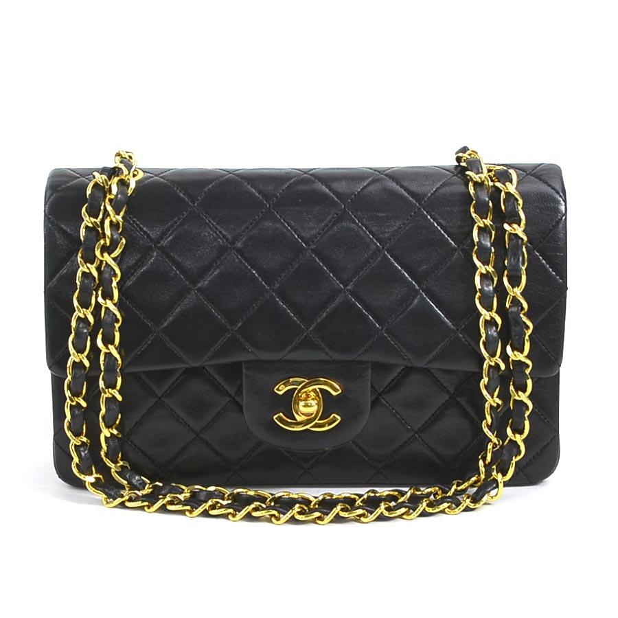 シャネル CHANEL ショルダーバッグ マトラッセ ダブルフラップ レザー/メタル ブラック/ゴールド レディース 送料無料【中古】 e60851a 楽天市場】シャネル CHANEL ショルダーバッグ マトラッセ ダブル