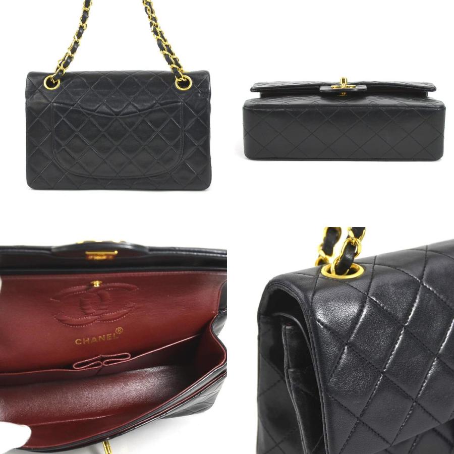 シャネル　マトラッセ　ダブルフラップ　ショルダーバッグ シャネル(CHANEL)シャネル マトラッセ ダブルフラップチェーン