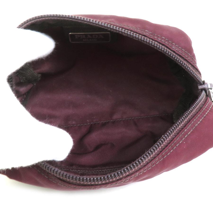 PRADA プラダ ポーチ マルチケース ナイロン ボルドー