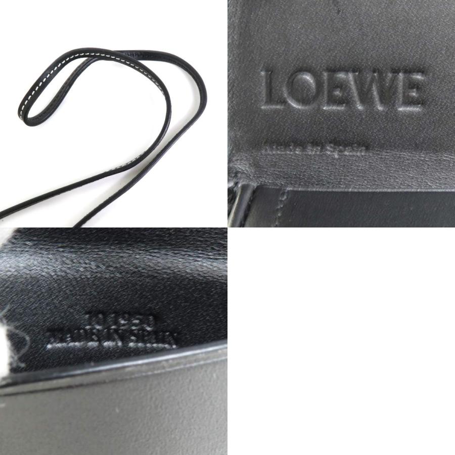 LOEWE ロエベ コインケース ショルダーポシェット ヒールポーチ レザー  