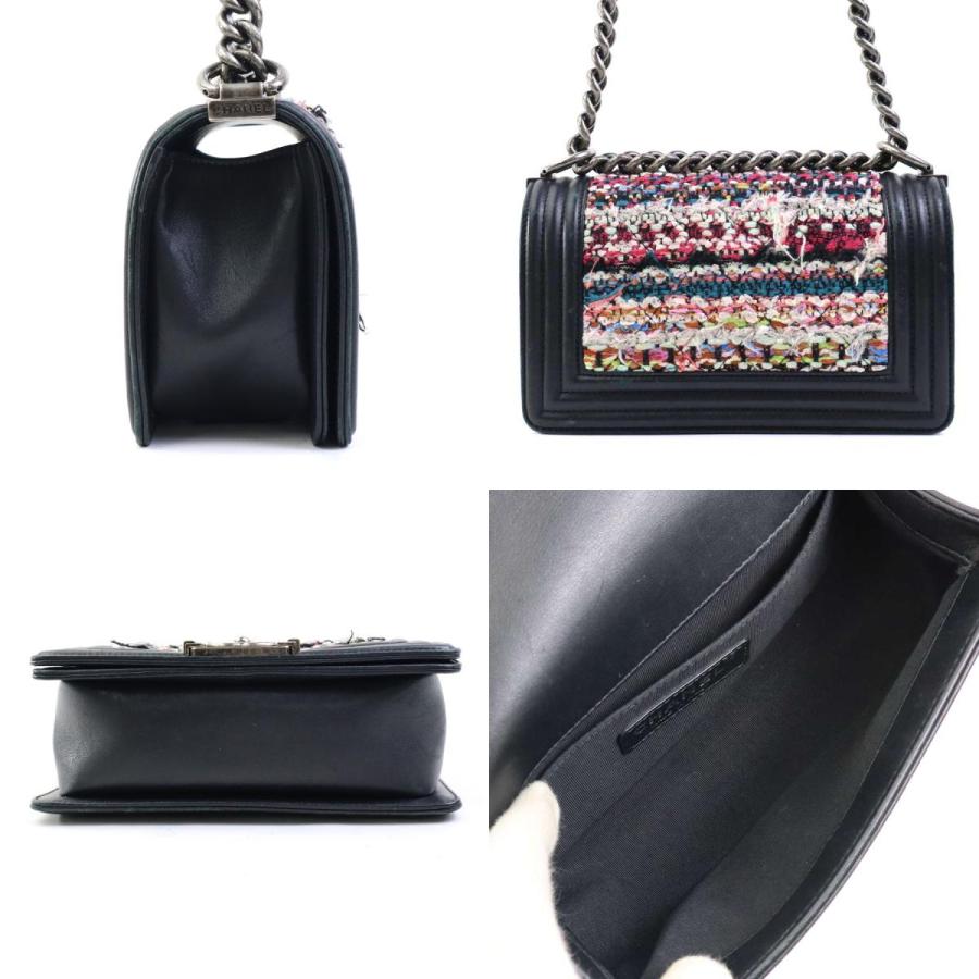 CHANEL（シャネル） ショルダーバッグ ボーイシャネル ツイード/レザー