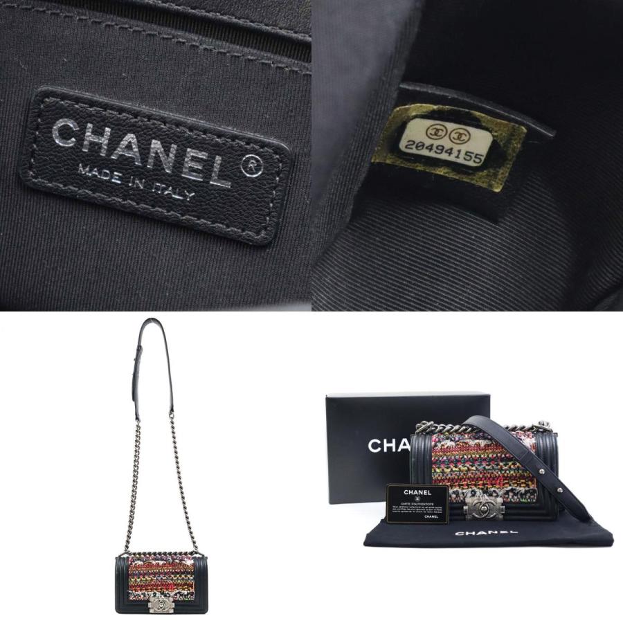 CHANEL（シャネル） ショルダーバッグ ボーイシャネル ツイード/レザー