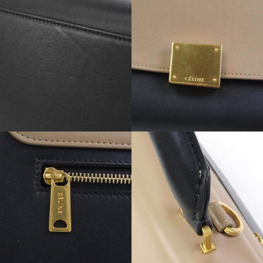 CELINE（セリーヌ） ハンドバッグ ショルダーバッグ トラペーズ レザー 