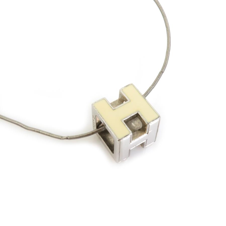 HERMES（エルメス） ネックレス Hキューブ カージュドアッシュ メタル