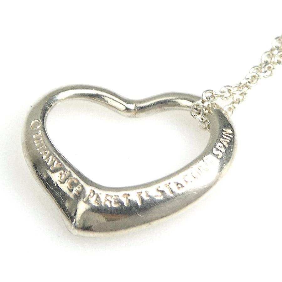 TIFFANY&Co. ティファニー ネックレス オープンハート シルバー