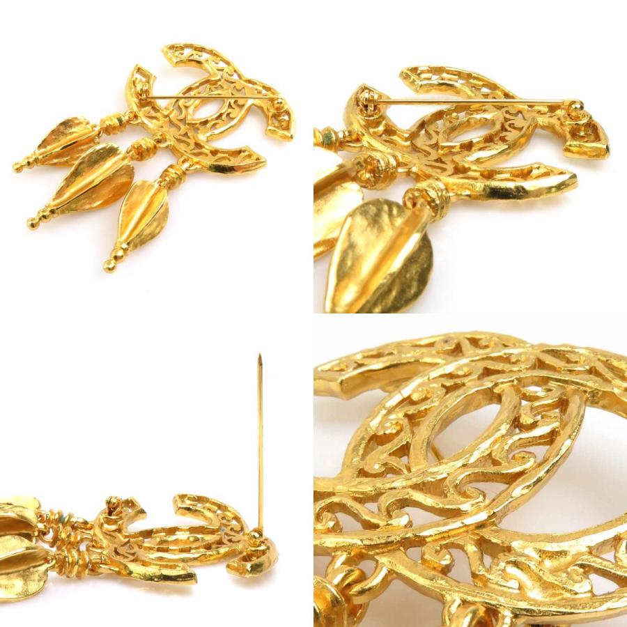 CHANEL（シャネル） ブローチ ココマーク メタル ゴールド : ブランド