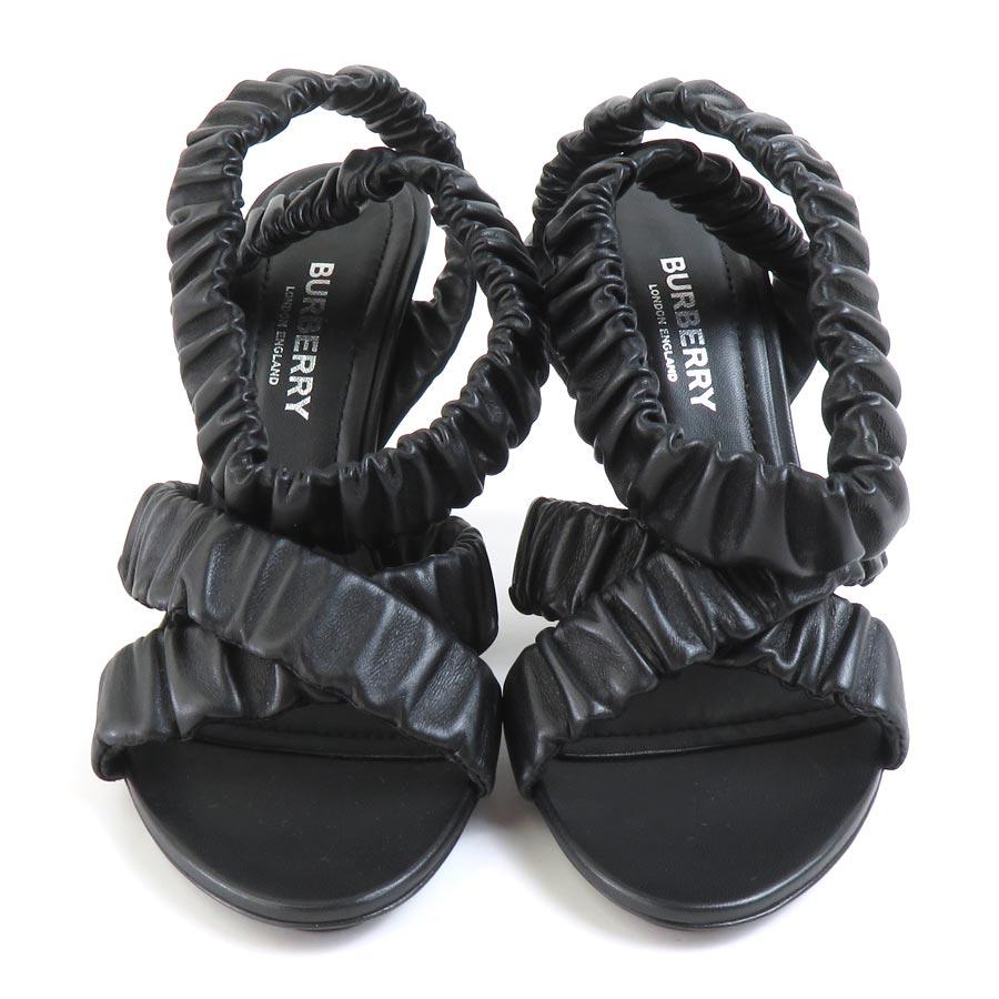 Burberry Prorsum11ss ブラックレザーバイカーサンダル Burberry Prorsum11ss ブラックレザーバイカーサンダル Burberry