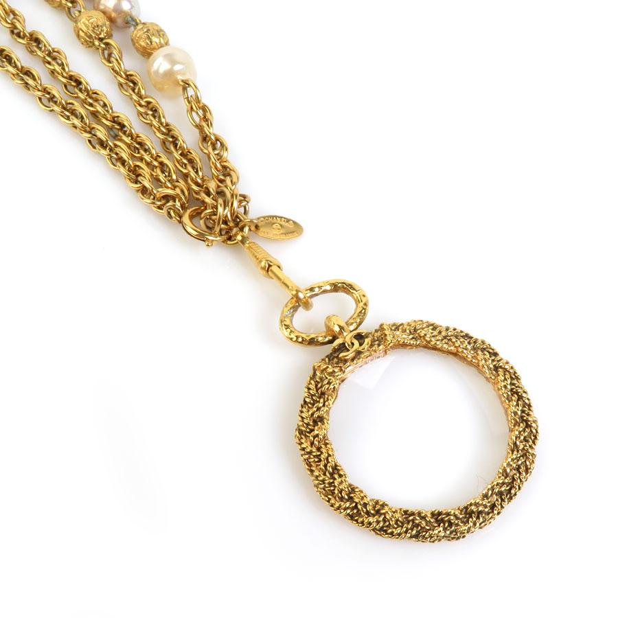 CHANEL シャネル ネックレス ルーペ ペンダント メタル/フェイク CHANEL シャネル ネックレス ルーペ ペンダント メタル/フェイク