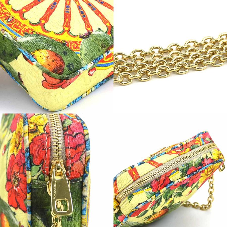 ドルチェアンドガッバーナ DOLCE&GABBANA ショルダーバッグ キャンバス 