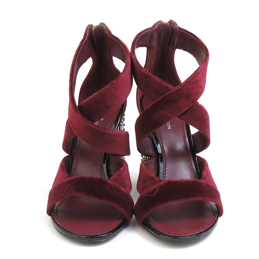 LOUIS VUITTON ホライズンライン　サンダル　ベロア　LV ブラック LOUIS VUITTON ホライズンライン サンダル ベロア LV ブラック - メルカリ