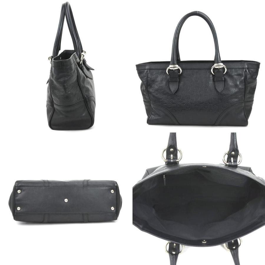 GUCCI グッチ ハンドバッグ 型押し レザー ブラック GUCCI（グッチ） ハンドバッグ 型押しレザー ブラック : ブランド