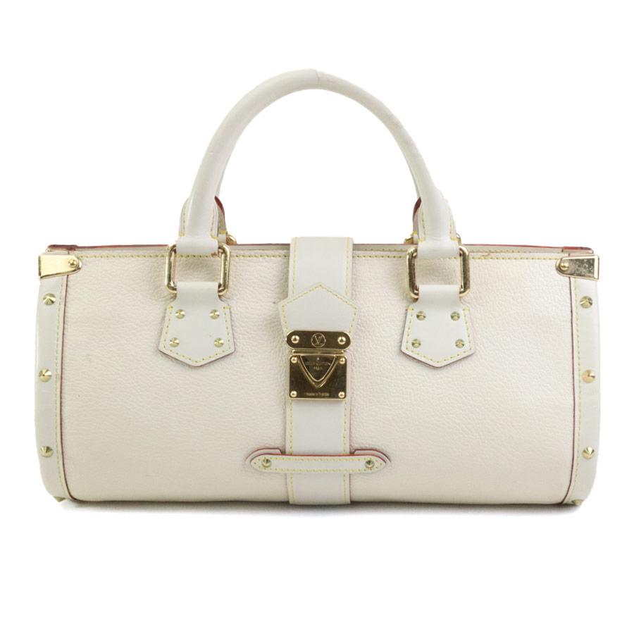 ルイヴィトン スハリ ホワイトハンドバッグ （LOUIS VUITTON(ルイ 