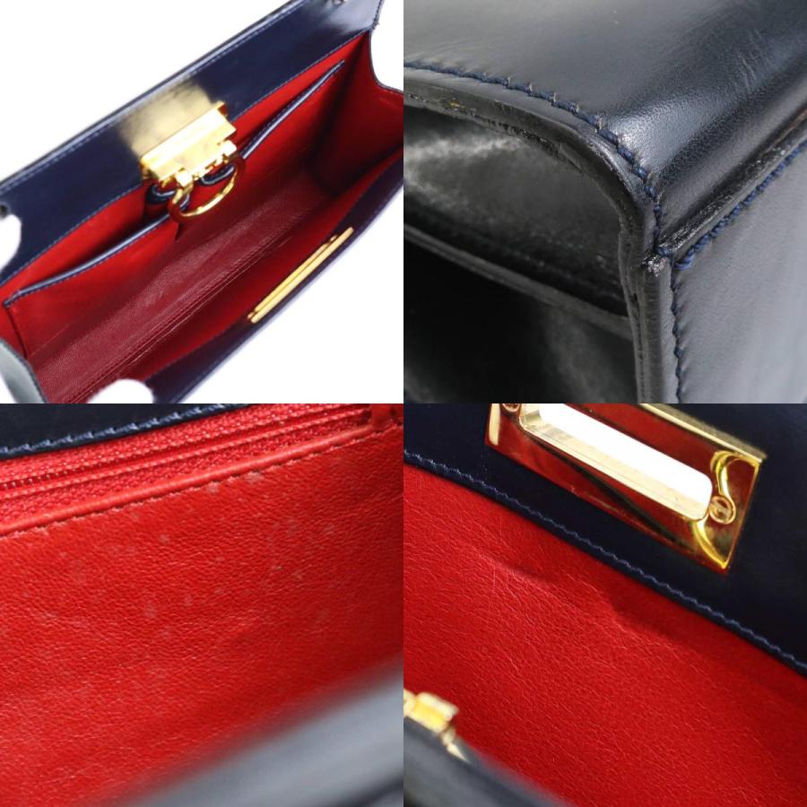 CELINE（セリーヌ） ハンドバッグ レザー ネイビー : ブランドバリュー