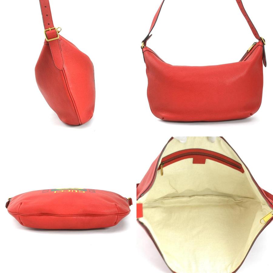 GUCCI（グッチ） ショルダーバッグ レザー レッド : ブランドバリュー
