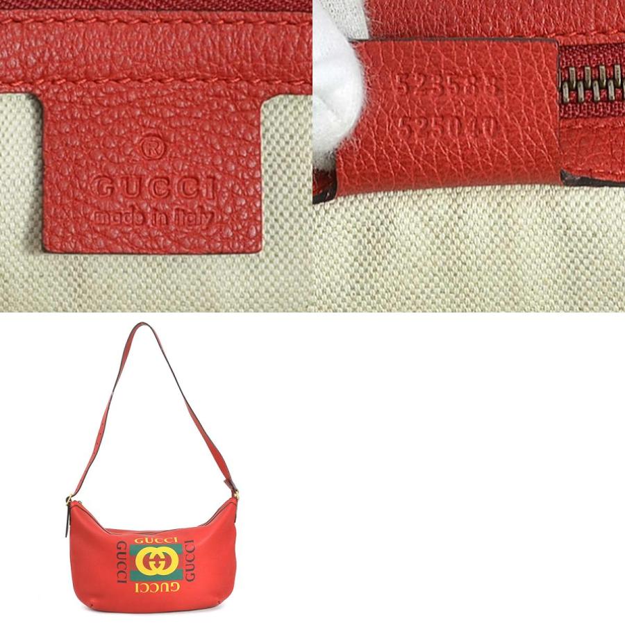 GUCCI（グッチ） ショルダーバッグ レザー レッド : ブランドバリュー